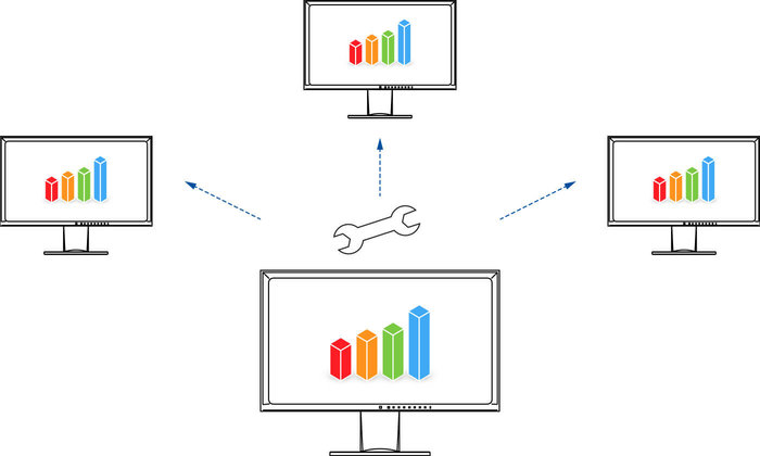 27 LED monitor EIZO 27 LED EV2760 bílý white