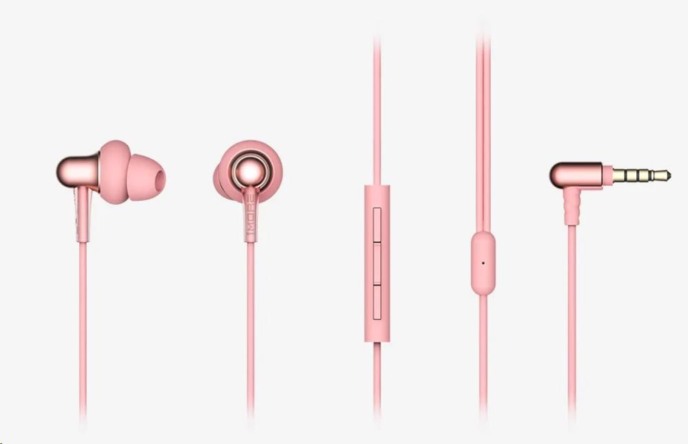 Sluchátka 1MORE Stylish InEar růžový pink