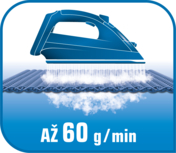 Žehlička napařovací TEFAL FV9844E0 Ultimate Pure černámodrá blackblue