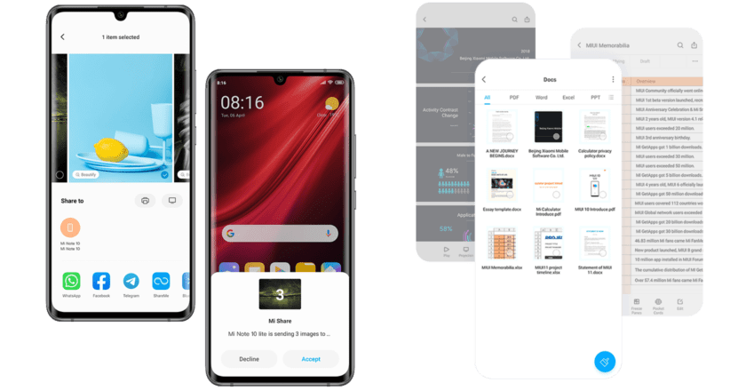 Mobilní telefon XIAOMI Mi Note 10 Lite 6GB128GB fialový purple