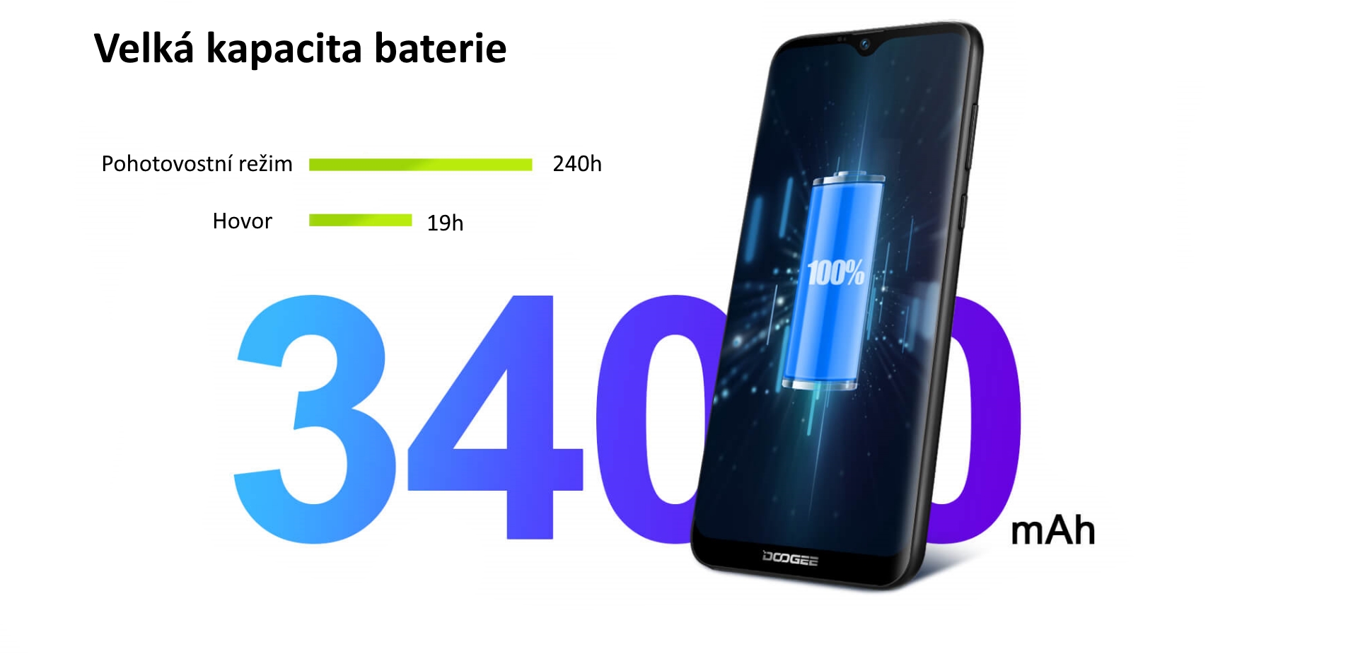 Mobilní telefon DOOGEE X90 1GB16GB zlatá gold