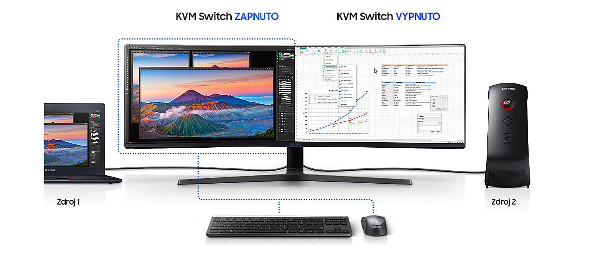 489 LCD monitor SAMSUNG LC49J890DKUXEN