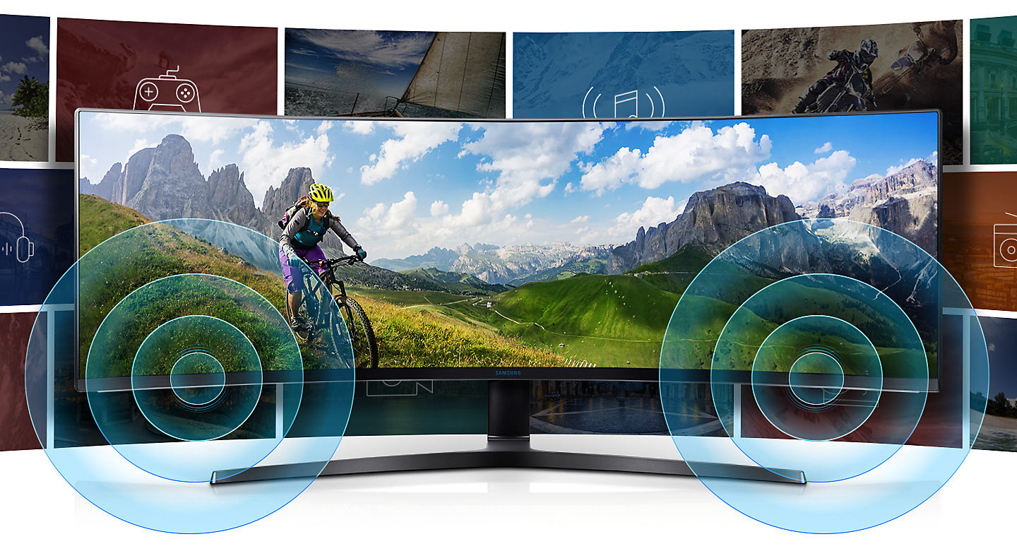 489 LCD monitor SAMSUNG LC49J890DKUXEN