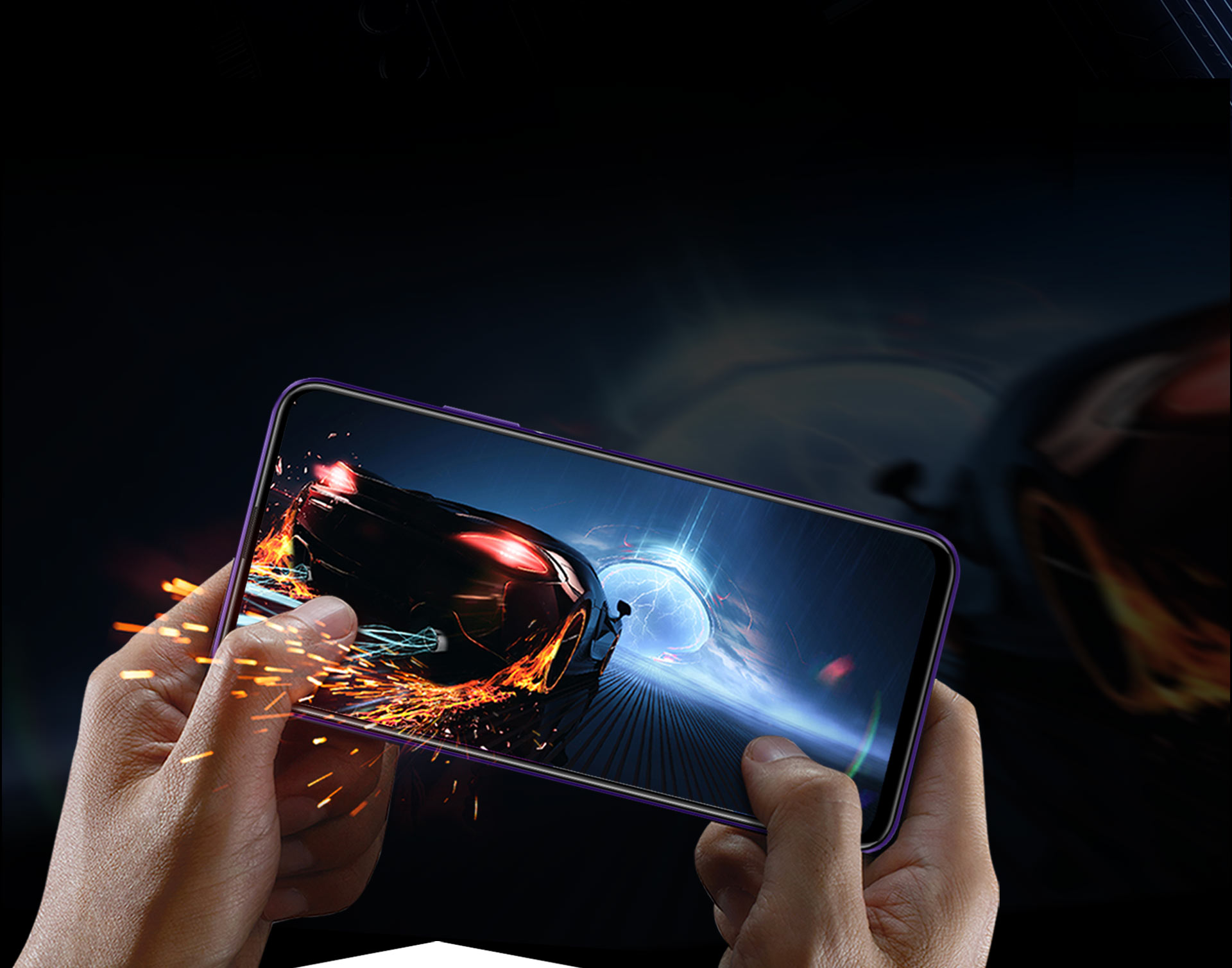 Mobilní telefon HONOR 9X Pro 6GB256GB Dual Sim fialová purple