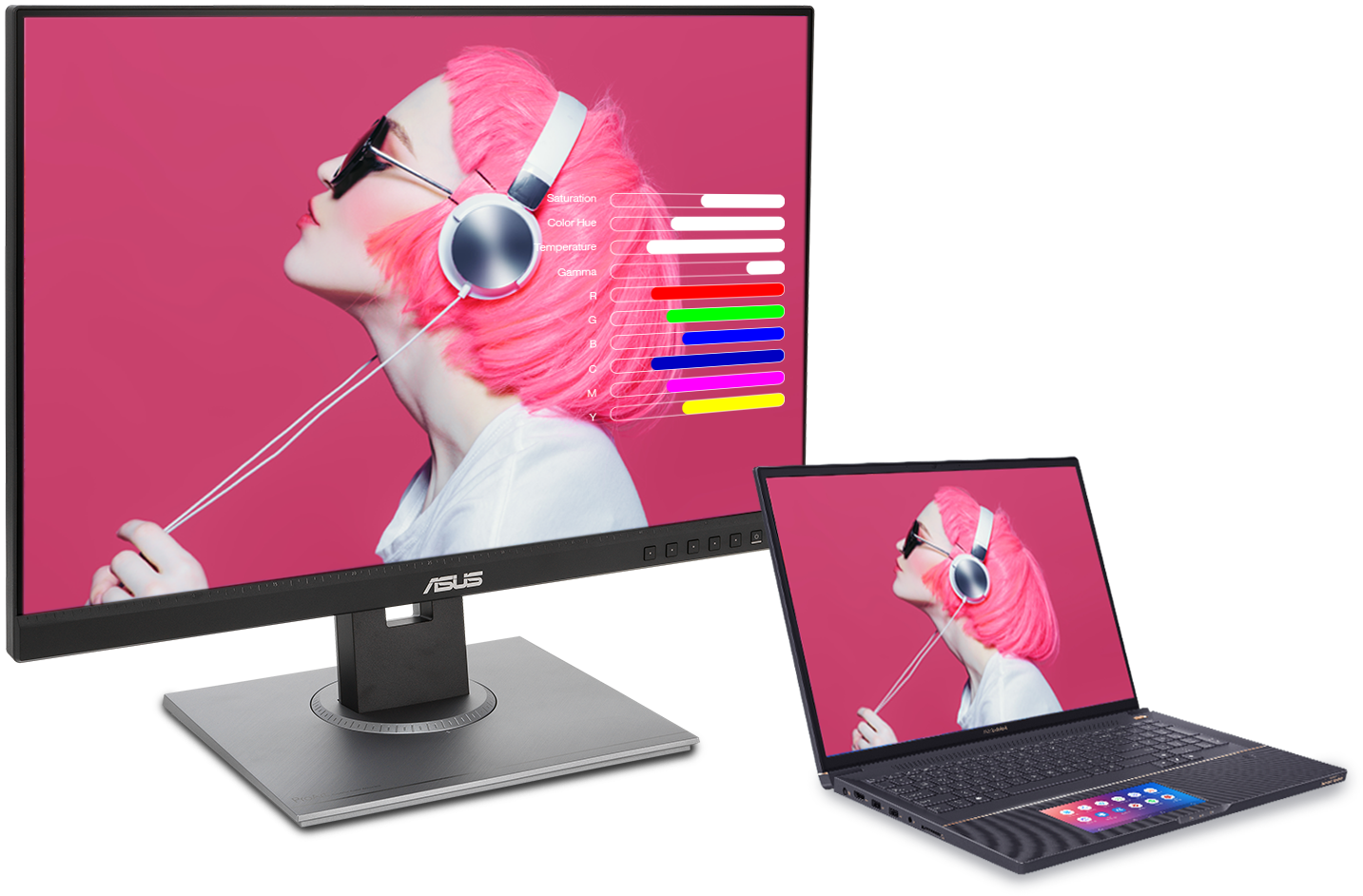 24 LED monitor ASUS 24'' LCD PA248QV černá black