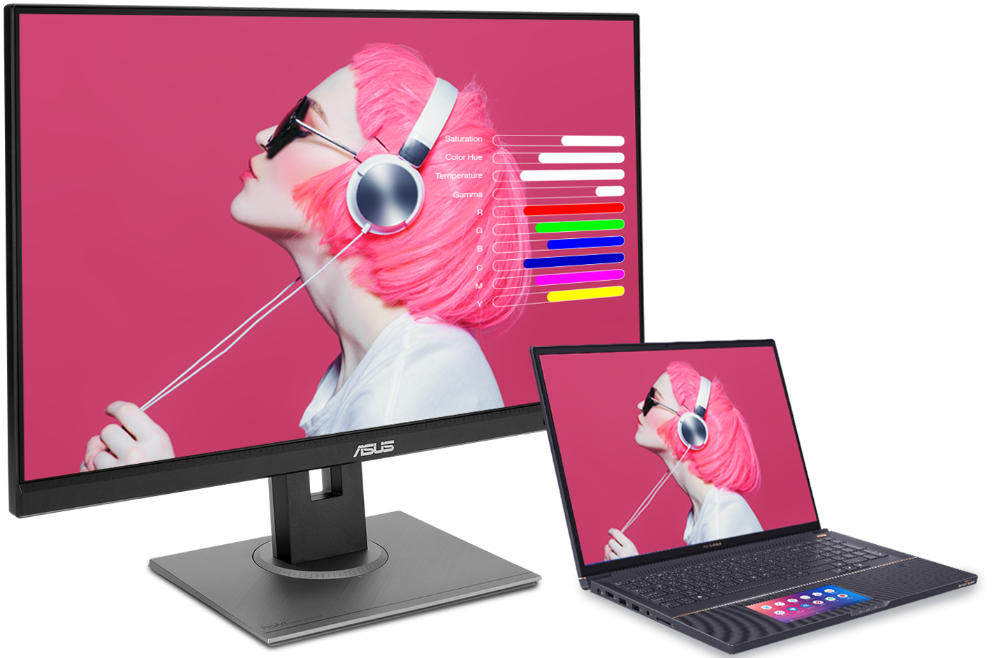 27 LED monitor ASUS 27'' LED PA278QV černá black