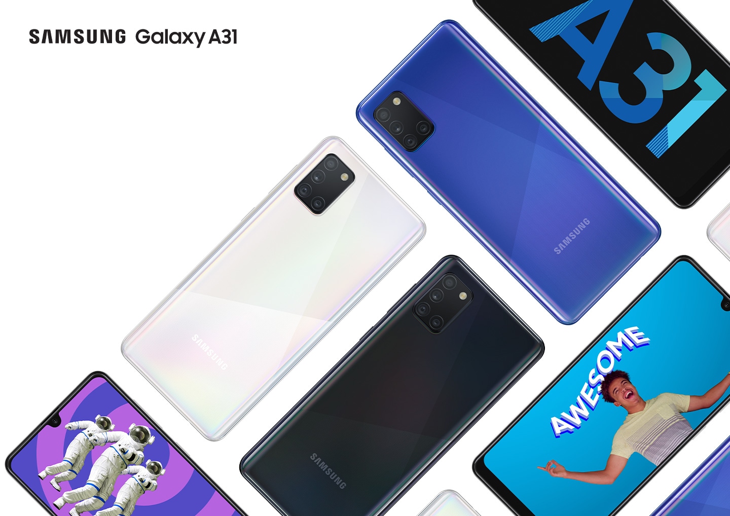 Mobilní telefon SAMSUNG Galaxy A31 SMA315 modrá blue