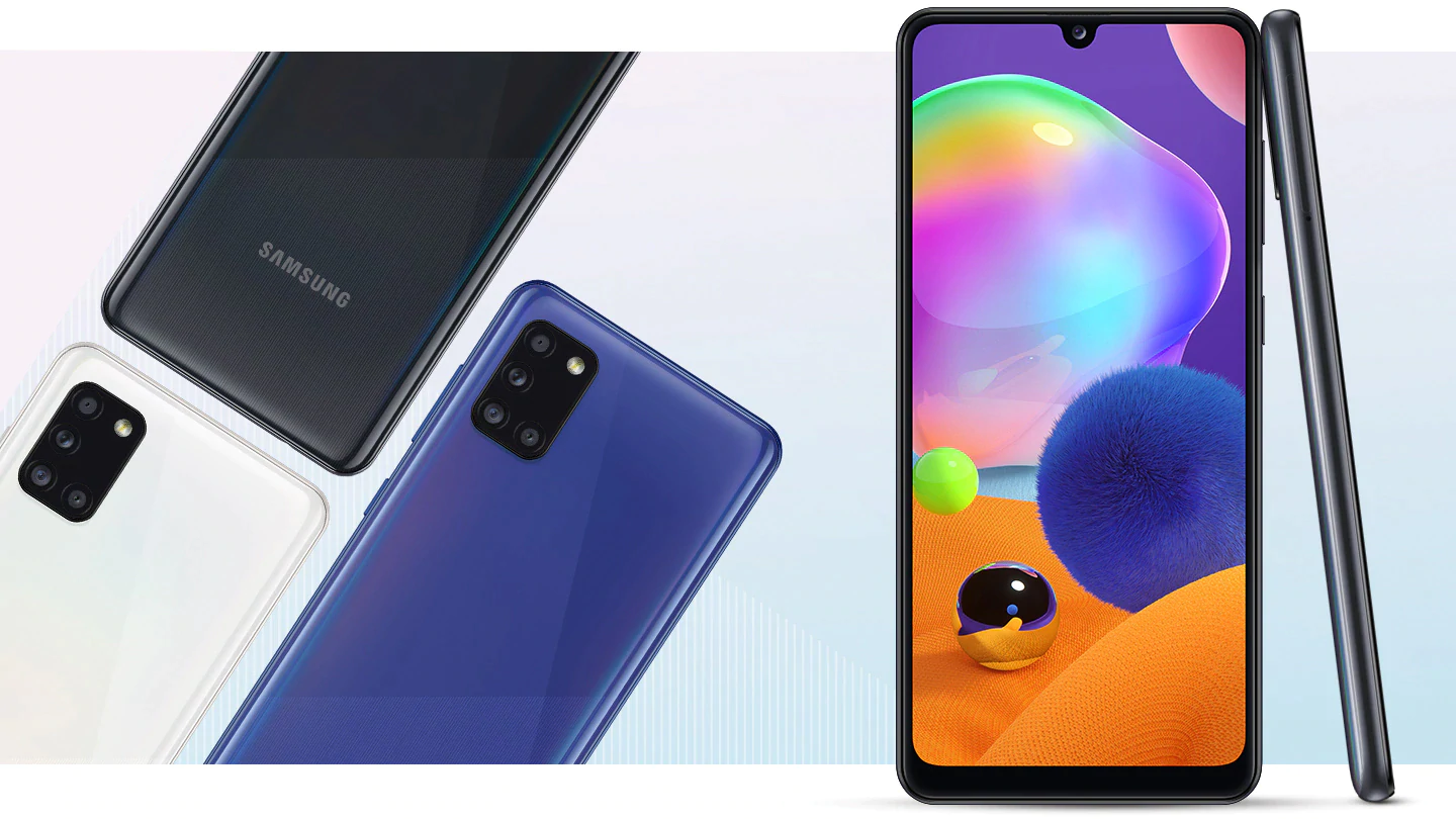 Mobilní telefon SAMSUNG Galaxy A31 SMA315 modrá blue