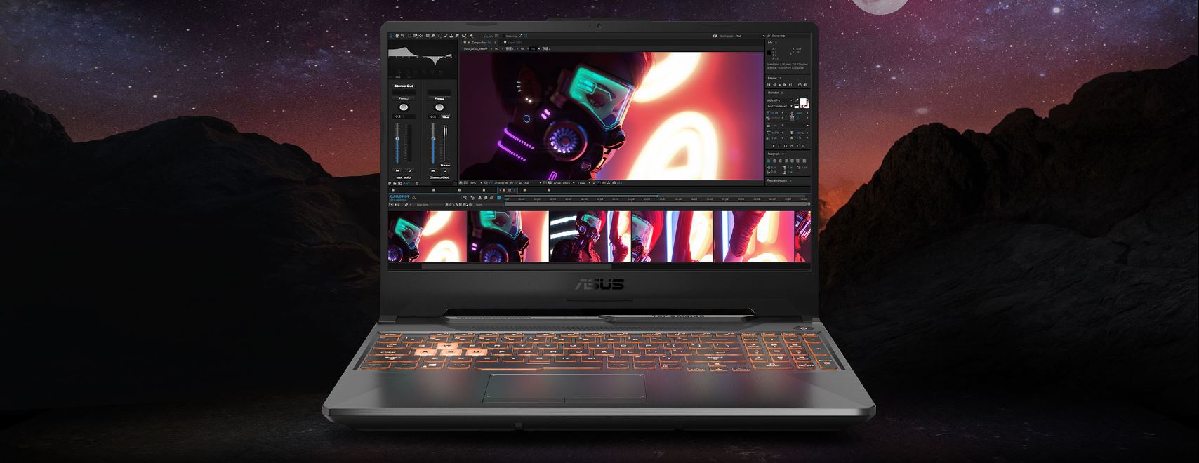 Herní notebook ASUS TUF Gaming A15 FA506IU šedý gray