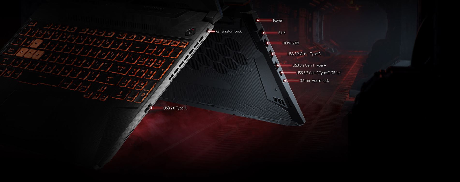Herní notebook ASUS TUF Gaming A15 FA506IU šedý gray