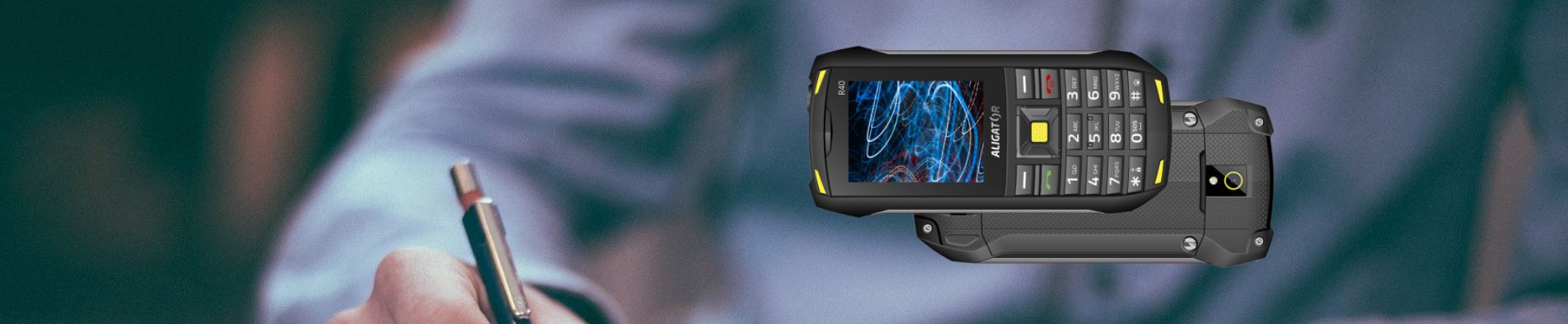 Mobilní telefon ALIGATOR R40 eXtremo černáčervená blackred