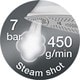 Parní generátor BRAUN IS 7144WH stříbrná silver
