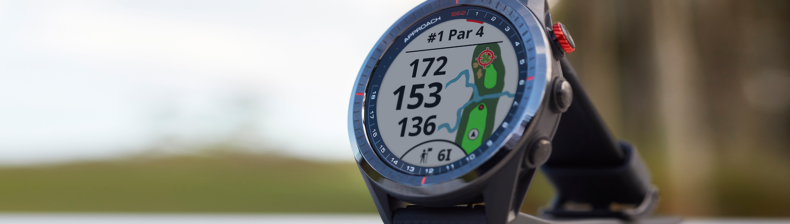 Golfové GPS hodinky GARMIN Approach S62 Black