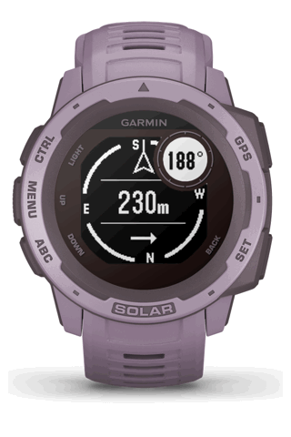 Chytré hodinky GARMIN Instinct Solar Orchid Optic