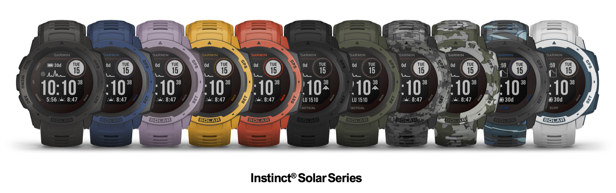 Chytré hodinky GARMIN Instinct Solar Orchid Optic