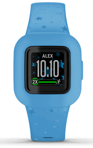 Fitness náramek GARMIN vívofit junior3 modrý blue