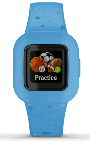 Fitness náramek GARMIN vívofit junior3 modrý blue