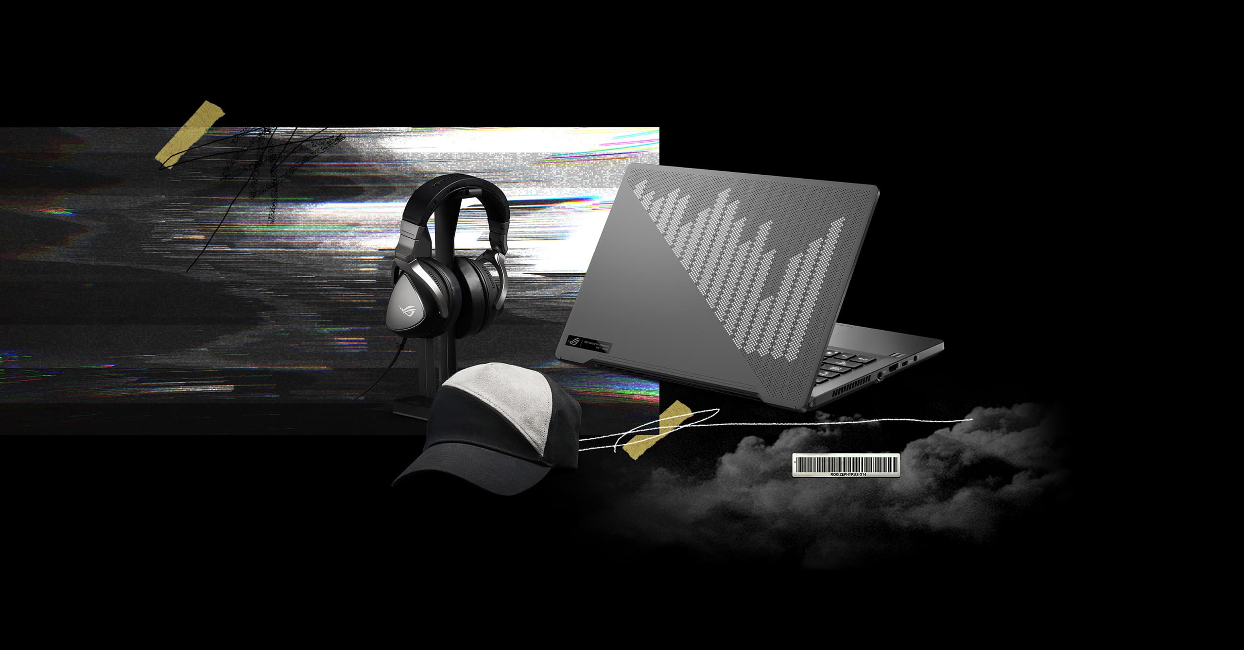 Herní notebook ASUS ROG Zephyrus G14 GA401IU bílý white