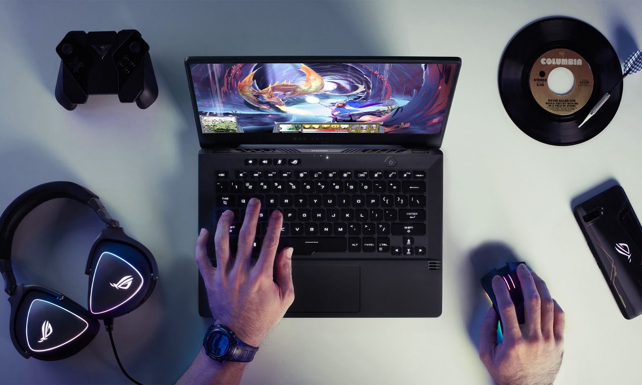 Herní notebook ASUS ROG Zephyrus G14 GA401IU bílý white