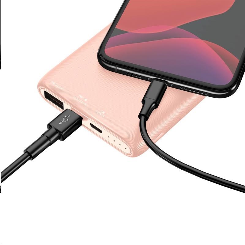 Baseus Bipow Quick Charge Power Bank PD + QC 10000mAh 18W Pink