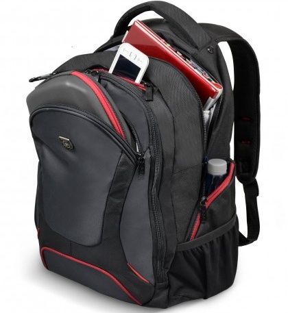 Batoh na notebook PORT DESIGNS Courchevel černočervenýblackred