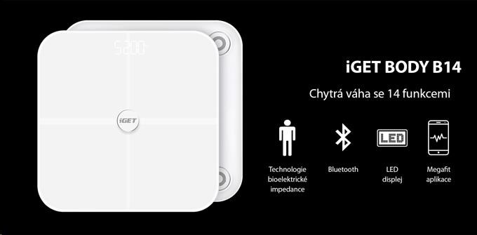 iGET B14 BODY  White  chytrá váha