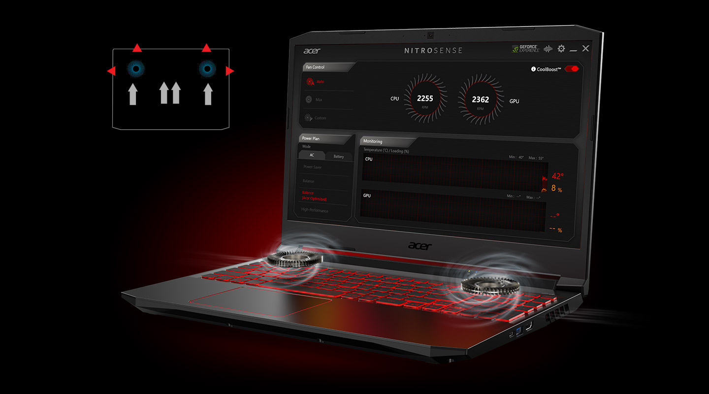 Notebook ACER Nitro 5 AN51544R69C černá