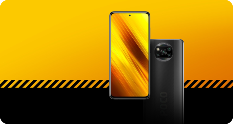 Mobilní telefon XIAOMI POCO X3 NFC 6GB64GB modrá blue