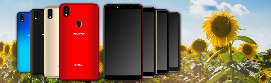 Mobilní telefon pro seniory ALIGATOR S5540 Senior 32GB růžovozlatý