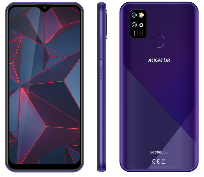 Mobilní telefon ALIGATOR S6500 Duo 32GB fialový purple
