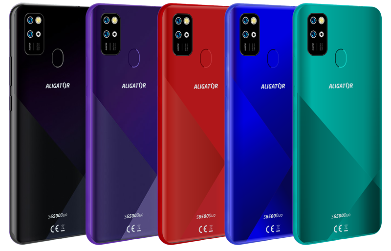 Mobilní telefon ALIGATOR S6500 Duo 32GB fialový purple