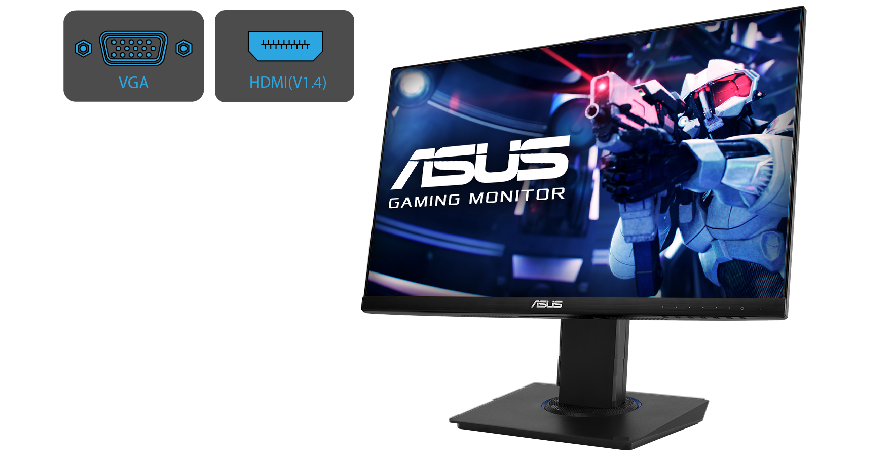 24 LED monitor ASUS VG246H