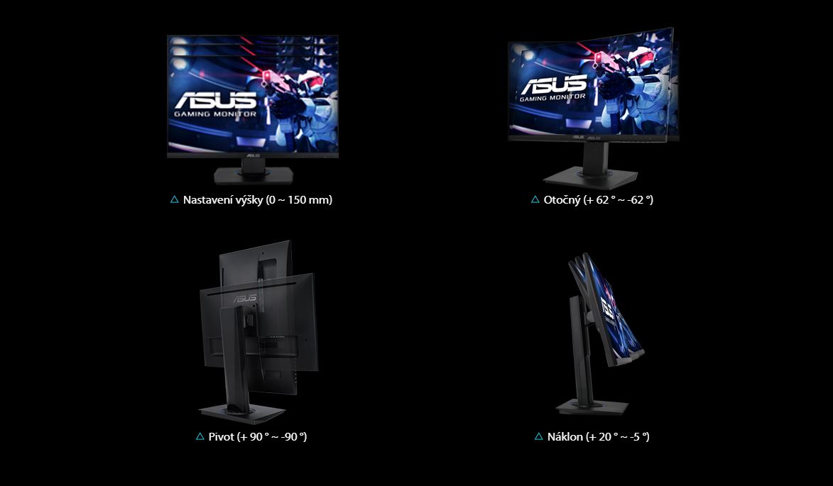 24 LED monitor ASUS VG246H