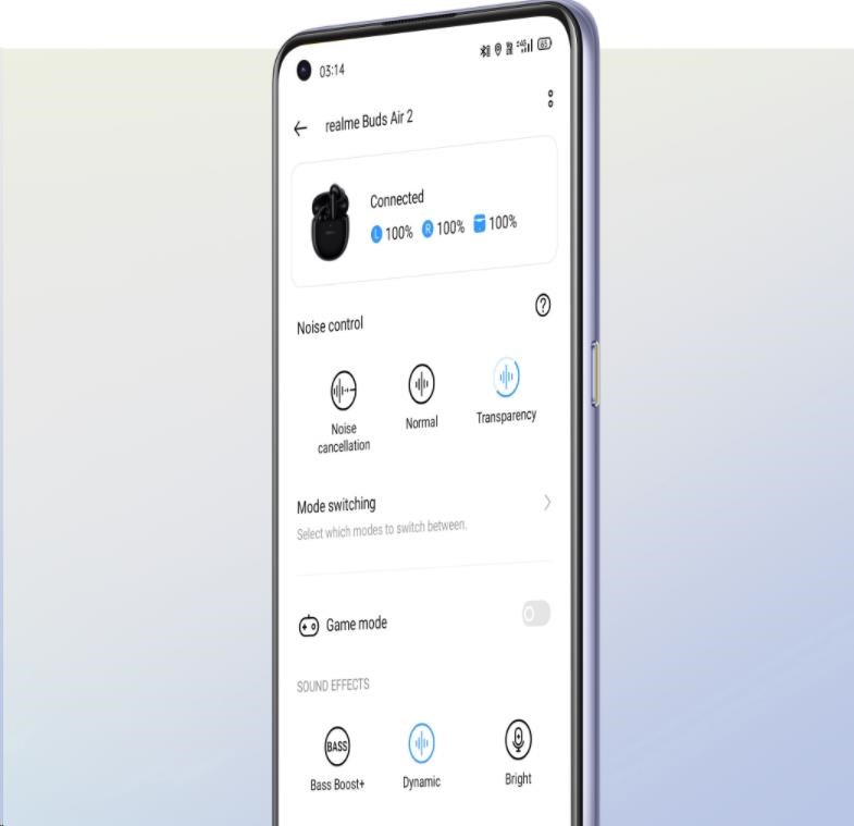 Bezdrátová sluchátka REALME Buds Air 2 bílé white
