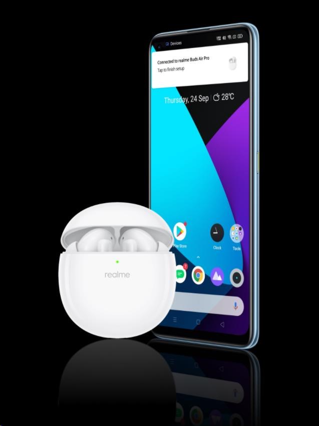 Bezdrátová sluchátka REALME Buds Air Pro bílé white