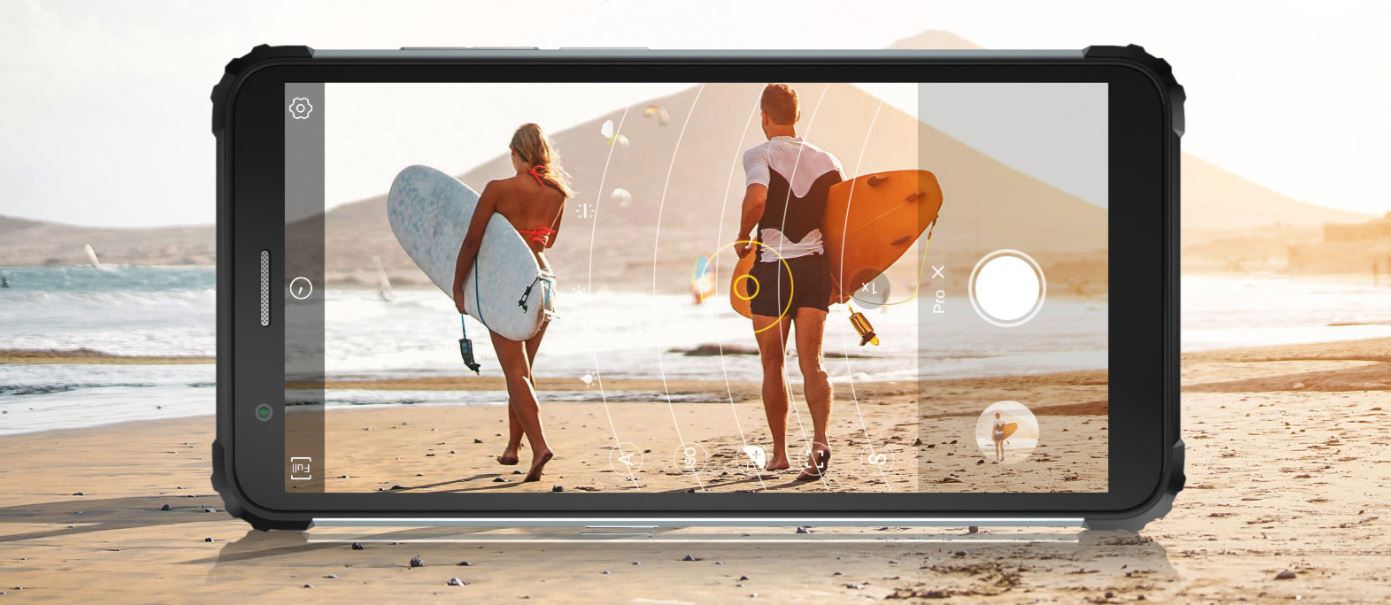 Odolný mobilní telefon iGET GBV6600 zelený green