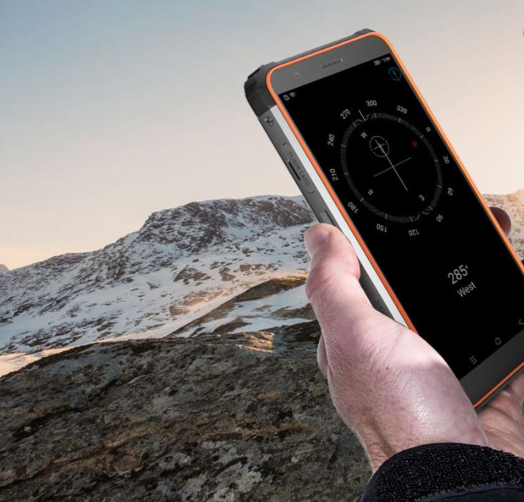 Odolný mobilní telefon iGET GBV6600 zelený green