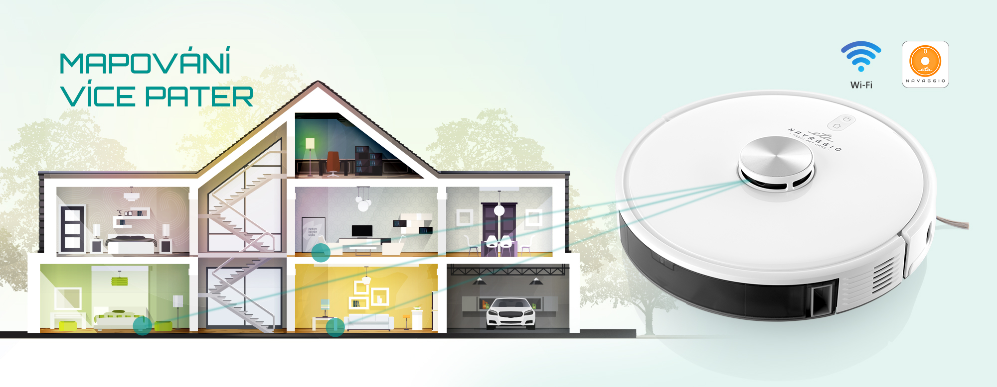 Robotický vysavač ETA Navaggio Profi 4228 90000