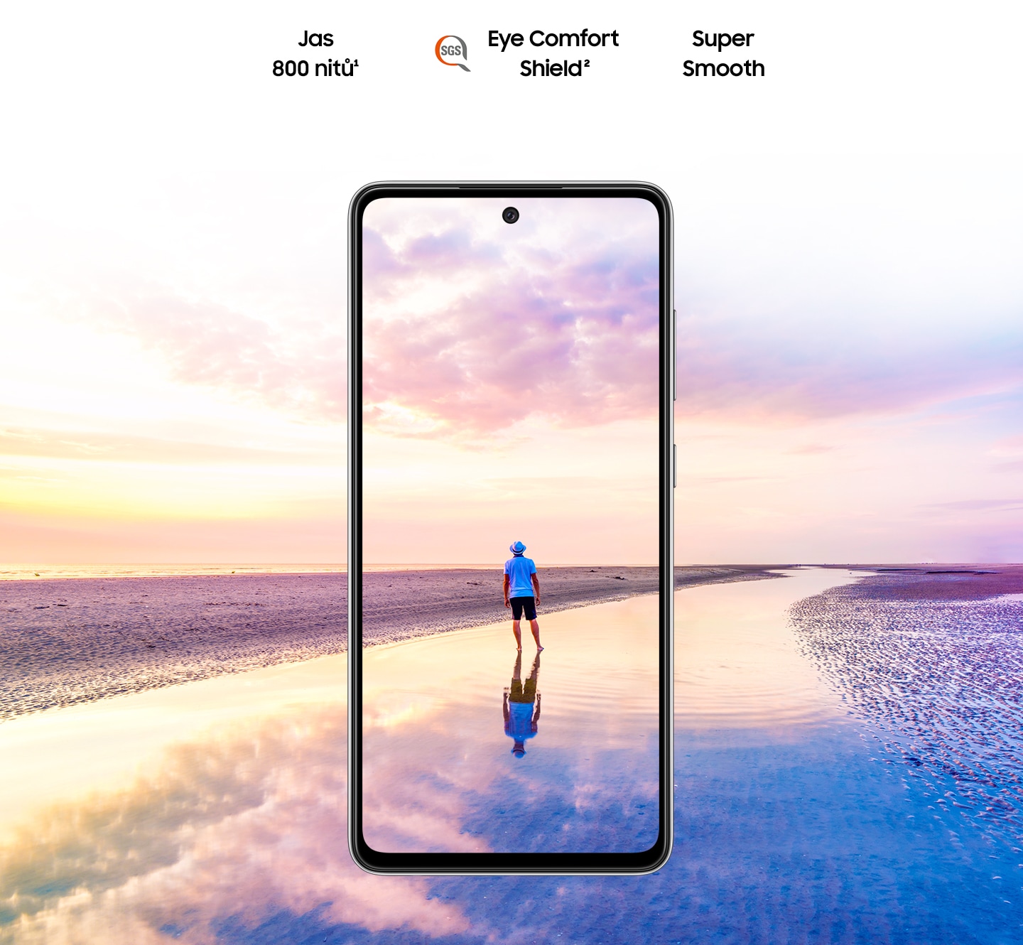Mobilní telefon SAMSUNG Galaxy A52 5G 128GB fialový purple