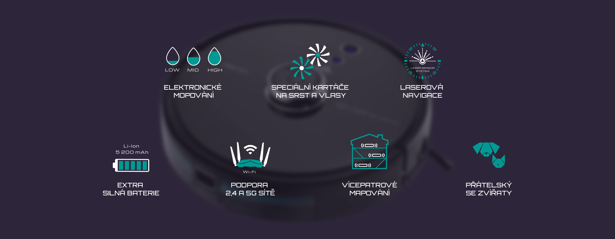 Robotický vysavač ETA Master 5229 90000