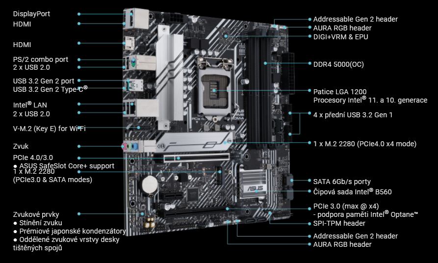 Základní deska ASUS PRIME B560MA