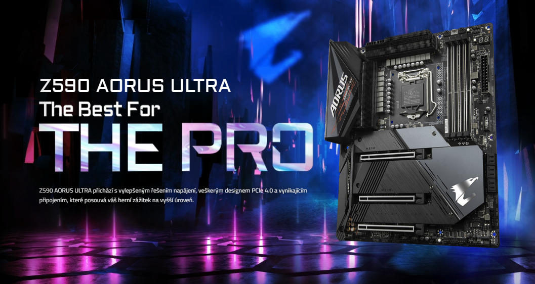Základní deska GIGABYTE Z590 AORUS ULTRA