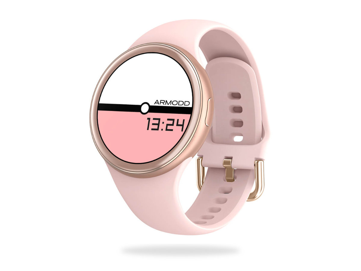 Chytré hodinky ARMODD Wristcandy 2 stříbrné silver