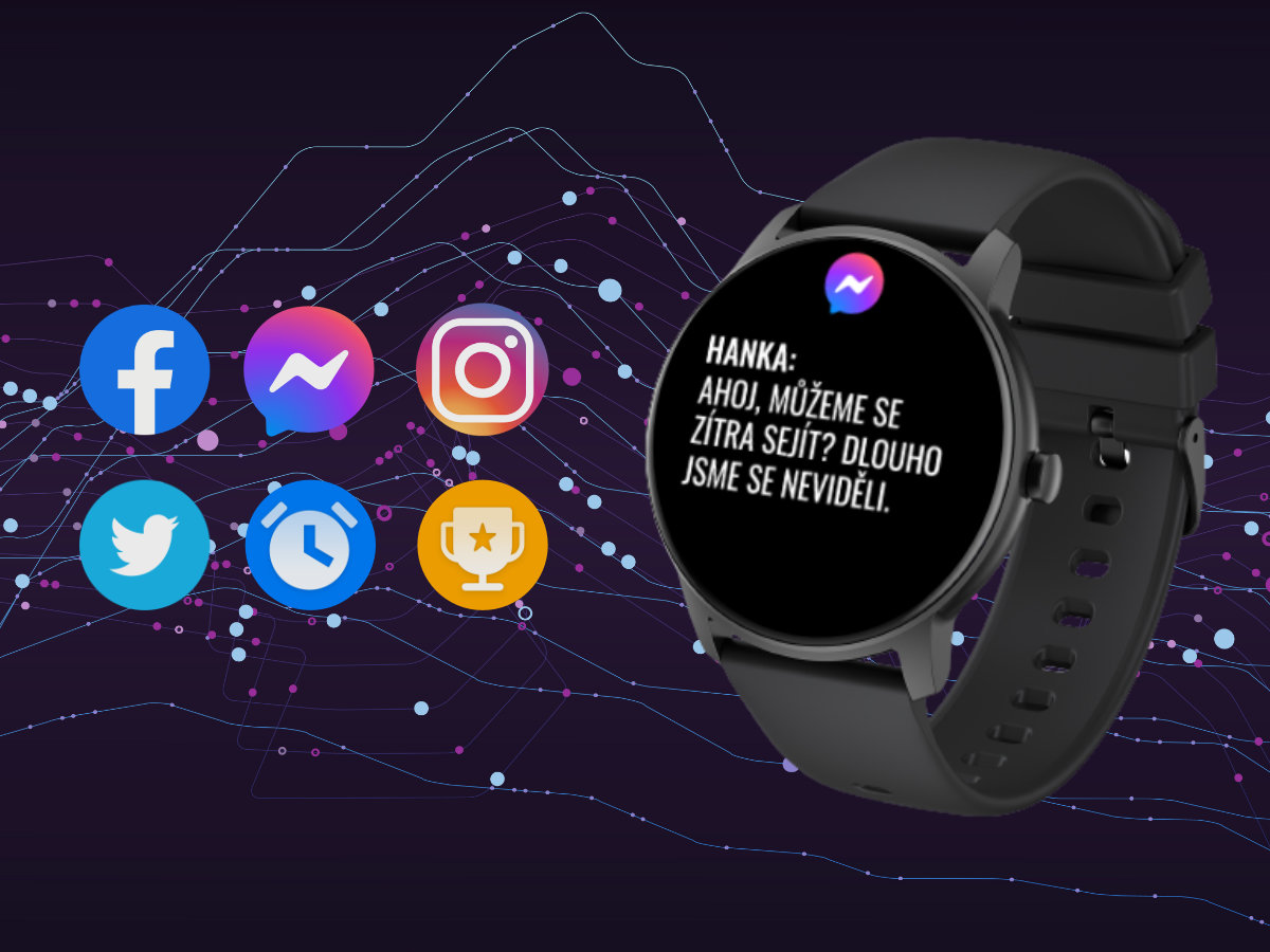 Chytré hodinky ARMODD Roundz 3 růžové pink