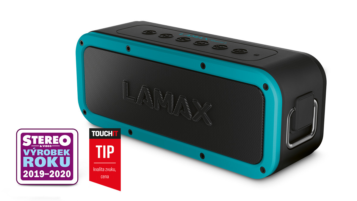 Přenosné reproduktory LAMAX Storm1 Turquoise