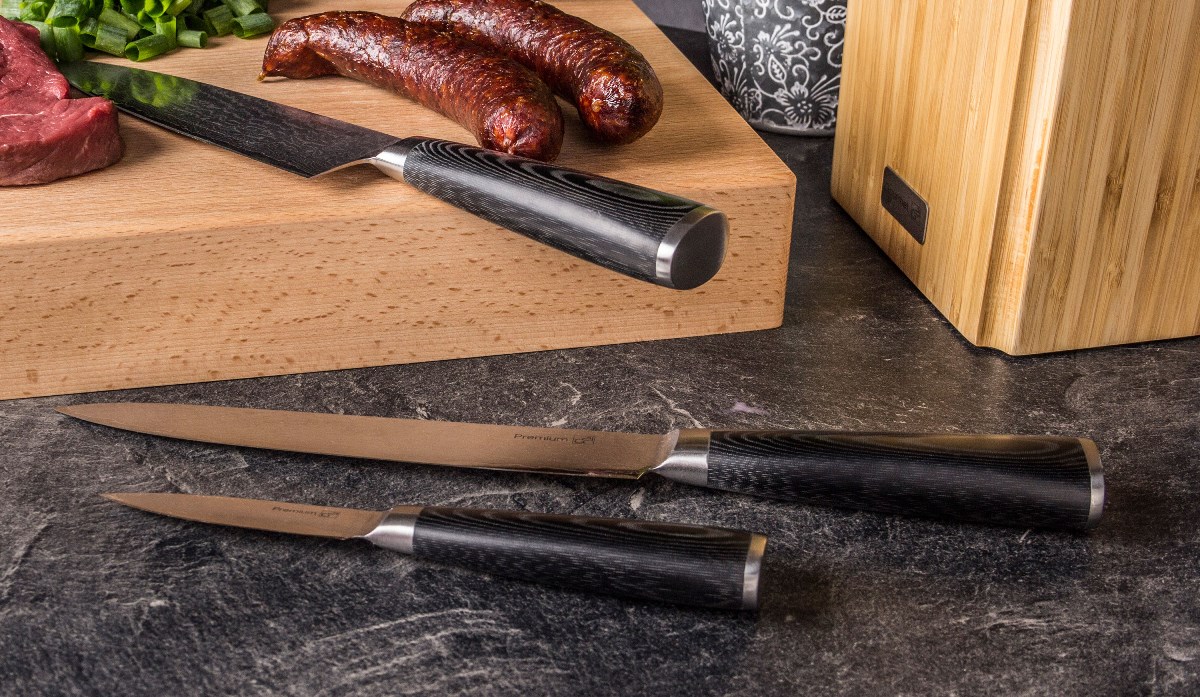 Sada nožů G21 Damascus Premium Box 3 ks