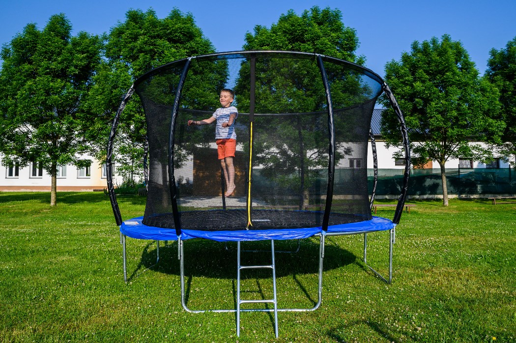 Trampolína G21 SpaceJump 305 cm modrá blue