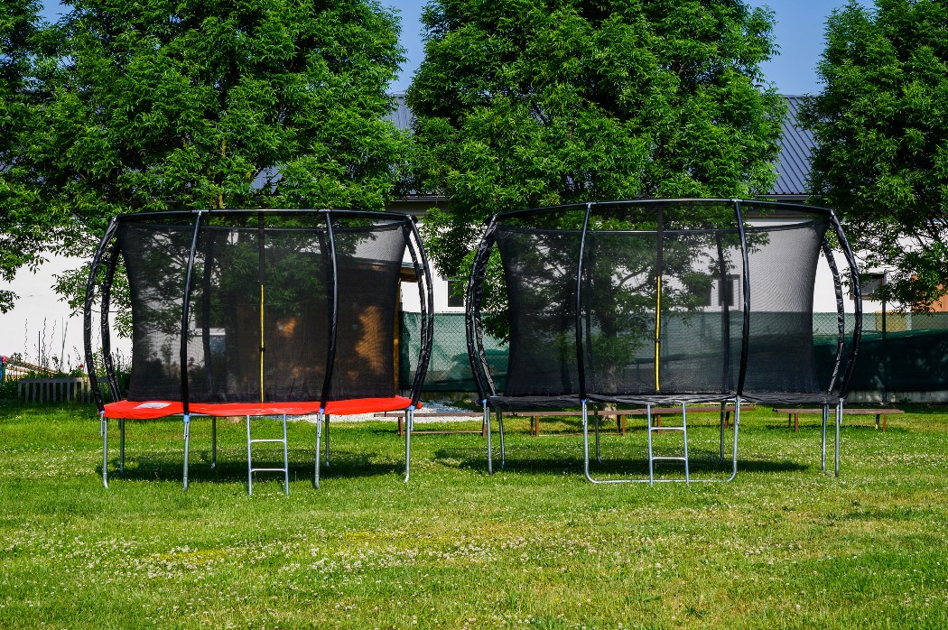 Trampolína G21 SpaceJump 366 cm černá black