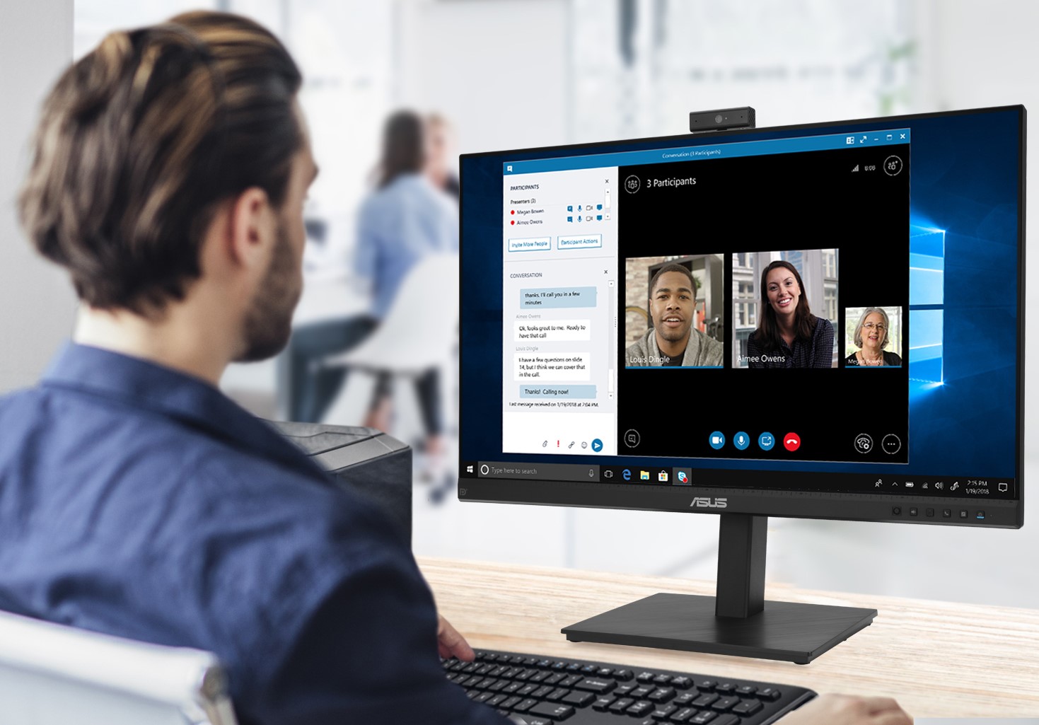 27'''' LED ASUS BE279QSK