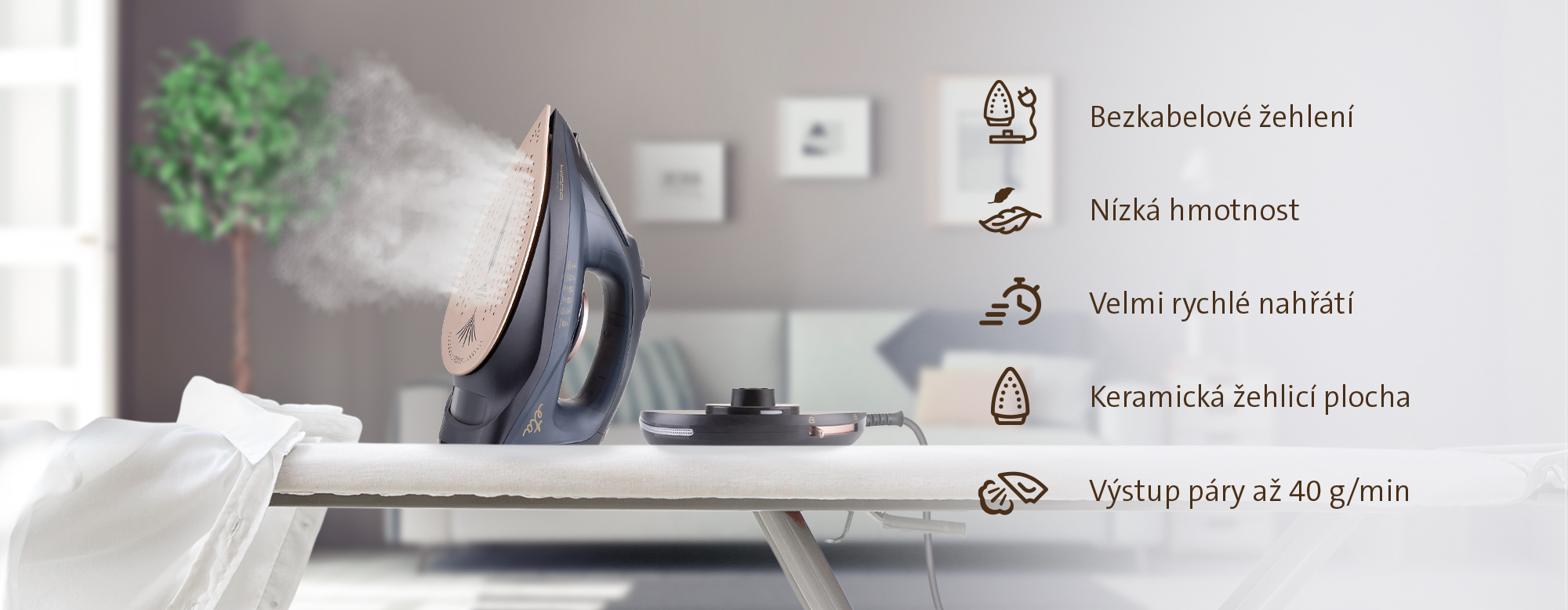 Žehlička napařovací ETA Kiara 1276 90000